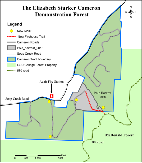 Cameron Tract Map